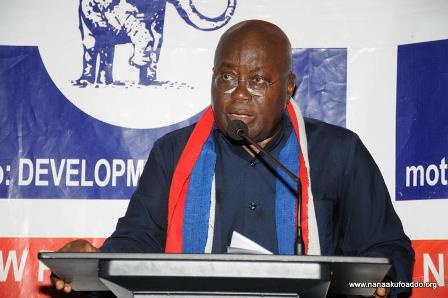 Nana Addo Dankwa Akufo-Addo is the flagbearer of the NPP