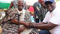 MP for Assin Central Constituency, Kennedy Agyapong with Anthony Abayifaa Karbo