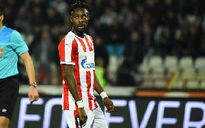 Richmod Boakye-Yiadom is in great form for Belgrade