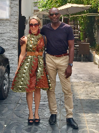 Samed Brimah and his Australian wife Catarina Sestili have big hopes for the Institute