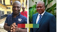 Serial caller and NDC activist, Appiah Stadium and Ex-President John Mahama