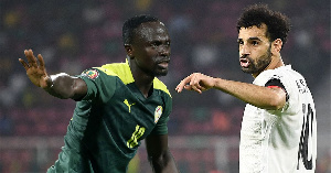 Sadio Mane and Mohamed Salah