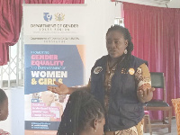 Volta Regional Director of the Department of Gender, Thywill Eyra Kpe