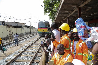 Accra-Nsawam rails