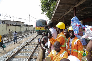 Accra-Nsawam rails