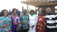 Kwaku Ofori Asiamah - Minister of Transport with other representatives