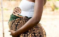 A photo of a pregnant woman