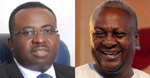 Former  President John Dramani Mahama and Former BoG Governor, Johnson Asiama