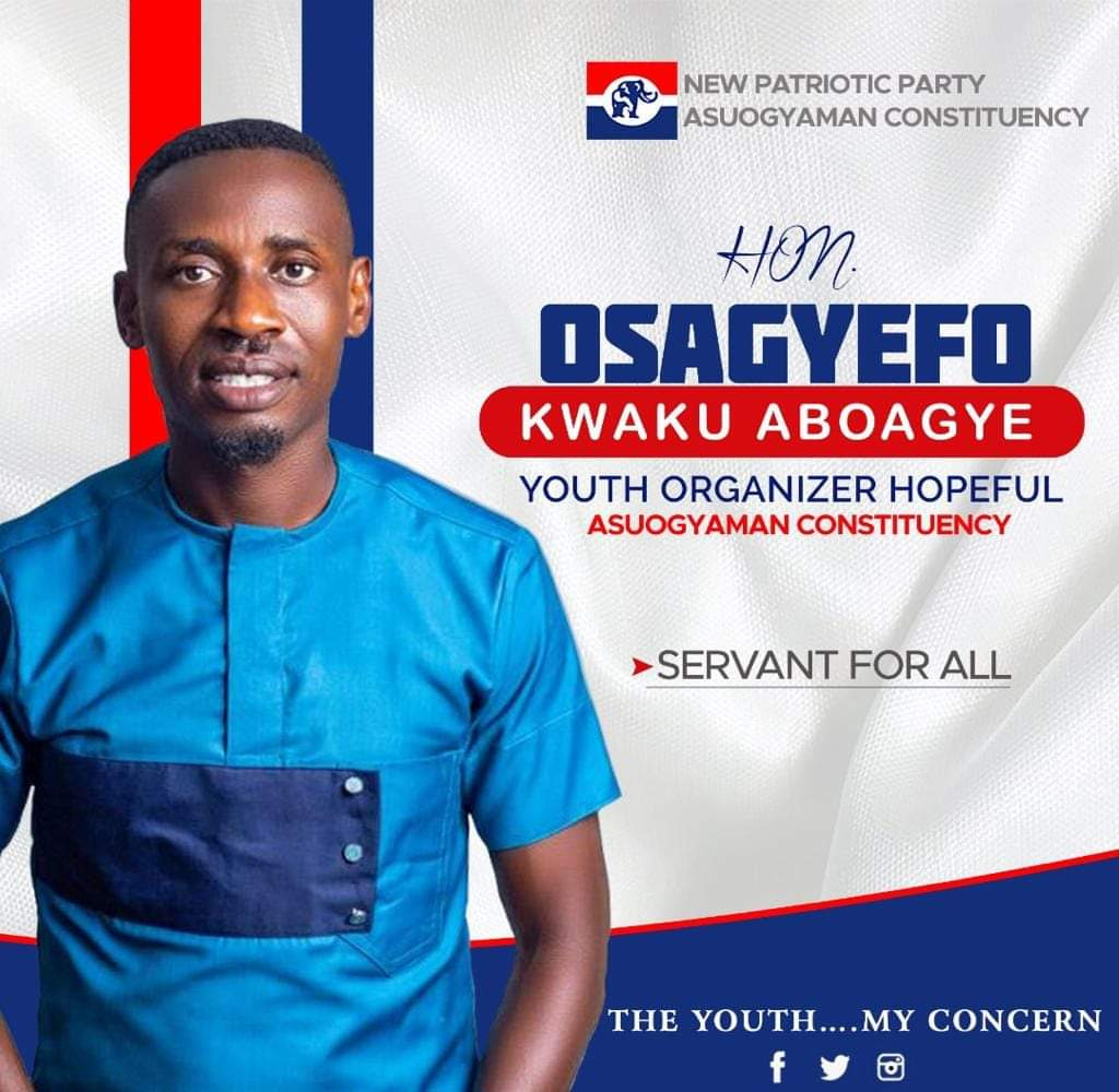 NPP youth organizer hopeful in Asuogyaman, Osagyefo Kwaku Aboagye