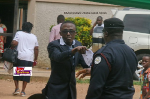 Reginald Sekyi-Brown was arrested for protesting the delays in opening the UG Medical Centre