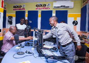 Mahama Radi Gold Visit