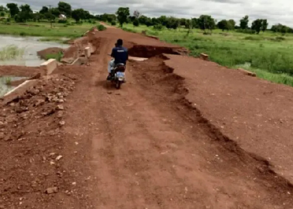 Residents have noted that a previously built culvert by the community remains intact