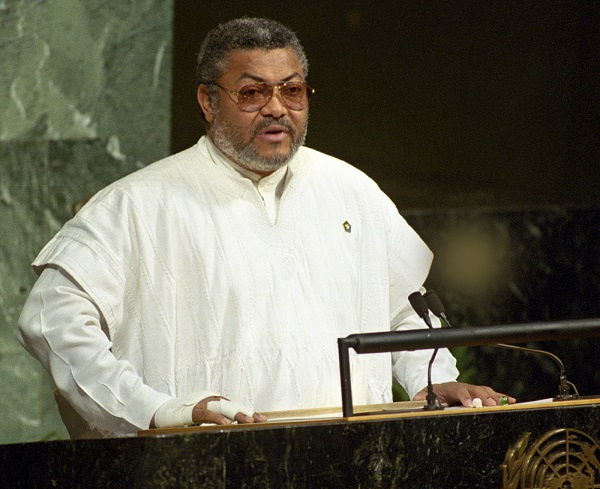 The late former President of Ghana, Jerry John Rawlings