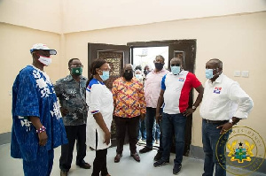 Kwabena Agyepong with Nana Akufo-Addo and some party members