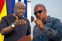 Kojo Oppong Nkrumah and John Dramani Mahama