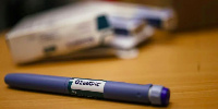 A counterfeit Ozempic pen seized in London