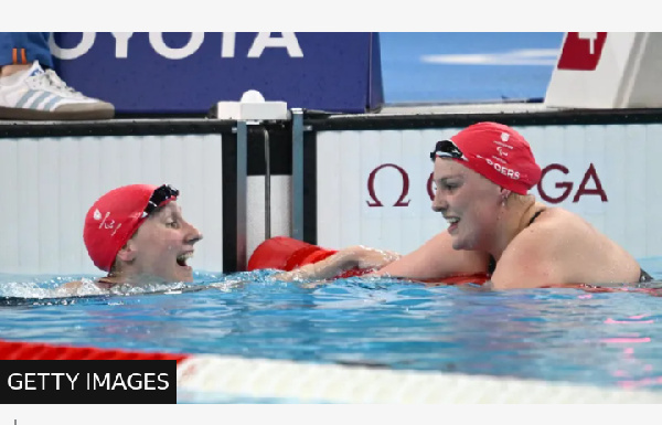 Faye Rogers and Callie-Ann Warrington were Britain's only swimming medallists on day six in Paris