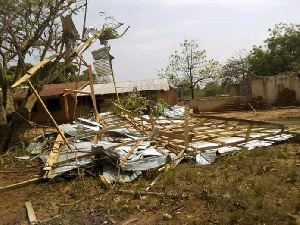 Facilities of Obuasi Senior High Technical School were also flooded