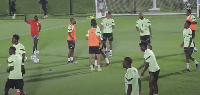 Black Stars training