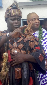 Captain Nii Kojo Nseni Mankattah We (L) and King Tackie Teiko Tsuru II(R)