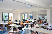 Some students undertaken the scholarship exam