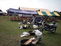 Some of the items presented to the farmers