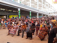 A section of Kejetia market traders