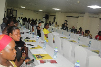 Section of the entrepreneurs at the workshop