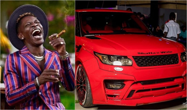 Dancehall artiste, Shatta Wale's customized Range Rover