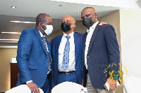 Mustapha Ussif, Kurt Okraku and Motsepe