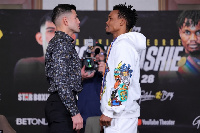 Alexis Rocha and George Ashie face off