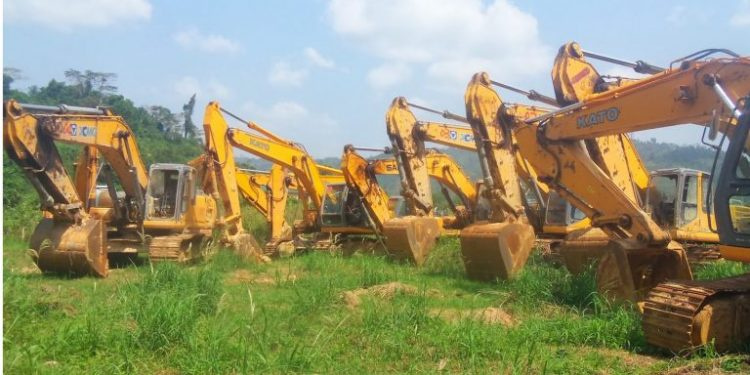 Excavators in the bush | File photo