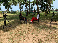 Juliet Bawuah(R) and FIFA Secretary General, Fatma Samba Diouf Samoura(L)