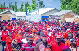 The protest follows the killing of a watchman at Bole Girl's Model Junior High School and two others