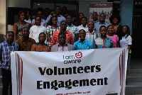 volunteers were drawn from Greater Accra, Volta and Eastern Regions.