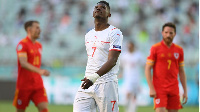 Switzerland bin take di lead early for di second half as Breel Embolo score