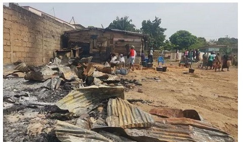 Four people lost their lives during the fire outbreak