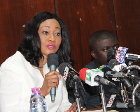 Mrs. Jean Mensa, Chairperson of the Electoral Commission (EC)