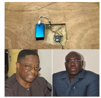 The 'spying' device was discovered in the office of the Lands Minister, Peter Amewu