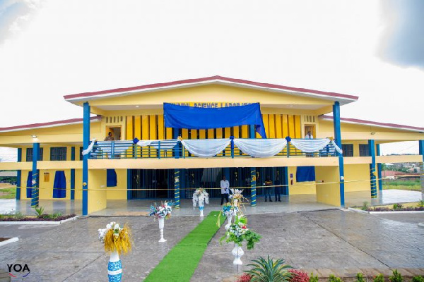 The newly built science laboratory for KUMACA was funded by the Old Students