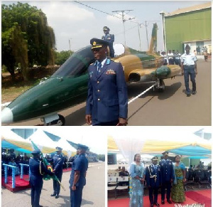 The colourful farewell parade was witnessed by high-ranking members of the Airforce