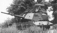 This photo is of a military tank that is referred to as an Otomatic, used to represent the story