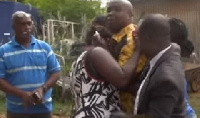 Father weeps uncontrollably during his visit to the mortuary  where her daughter is being kept