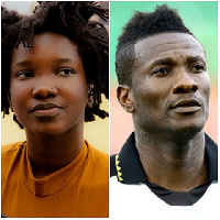 Priscilla Opoku-Kwateng a.k.a Ebony and Asamoah Gyan