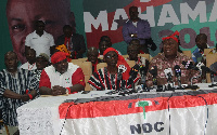 Some NDC executives at a press conference