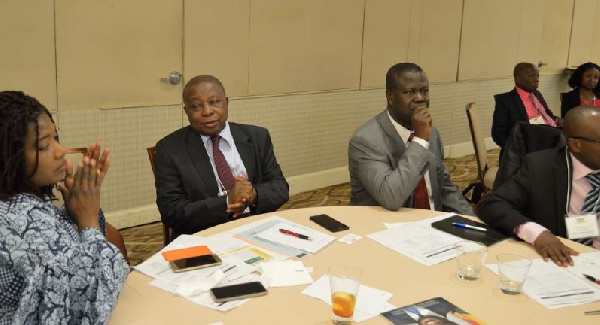 Minister of health, Mr Agyemang-Manu with other delegates during the conference