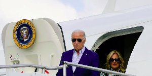 President Biden and the First Lady arriving in New Jersey for a fundraiser