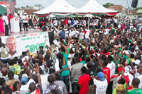 NDC members at a rally.      File photo.