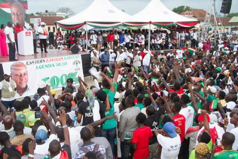 NDC rally.    File photo.