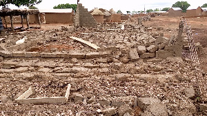 The rainstorm destroyed over 60 rooms in the affected areas